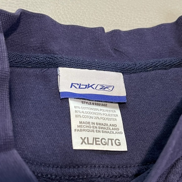 VTG Y2K Reebok Dallas Cowboy Rangers Sweatshirt Men XL Navy NFL Sweater-3594 - Picture 6 of 8